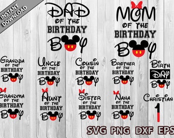 Download Mickey Birthday Svg Etsy