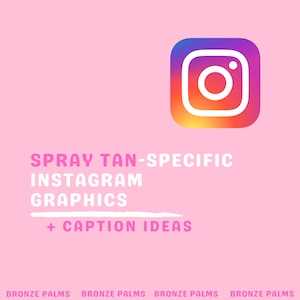 Spray Tan Instagram Graphic Quotes, Spray Tan Business, Canva Instagram Template, Spray Tan Instagram, Tanning Quotes, Tanning Logo