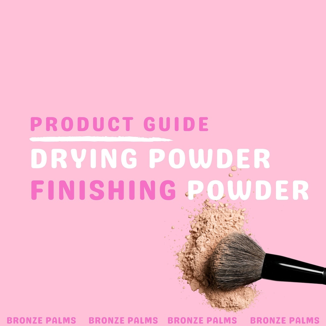 Tan Setting Powder Recipe, Spray Tan Powder, Spray Tan Drying Powder