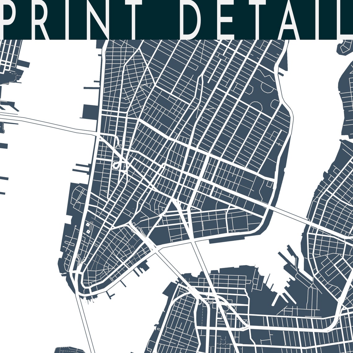 PORTLAND City Map PRINTABLE Color Wall Art Poster Modern - Etsy