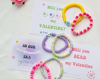 Klassenzimmer Valentinstag Armband - Valentinstag Perlen Armbänder -