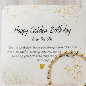 Gouden verjaardag juni geboortesteen en gouden stretcharmband, verjaardagscadeau armband met kaart sierlijke minimalistische maansteen geboortemaand sieraden