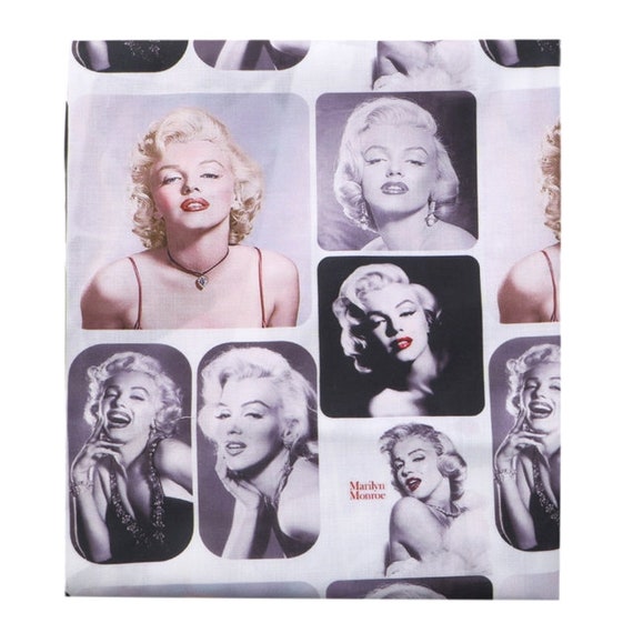 Marilyn Monroe Fabric 100 Cotton Fabric by the Yard Norma Etsy