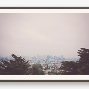 San Francisco Skyline, San Francisco Print, Cityscape Photo, San Francisco Photography, San Francisco Fog, Bay Area Art, California Print