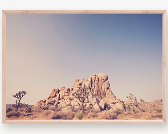 Joshua Tree National Park Art Print – California Desert Landscape Photo