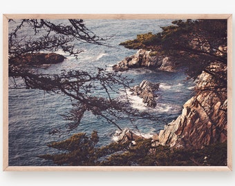 Big Sur Ocean Art Print, California Coast Landscape Fine Art Photography, Home Wall Decor Wall Art, California Beach Lifestyle Photography