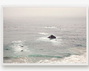 Big Sur Ocean Photography Print, California Coastal Wall Art