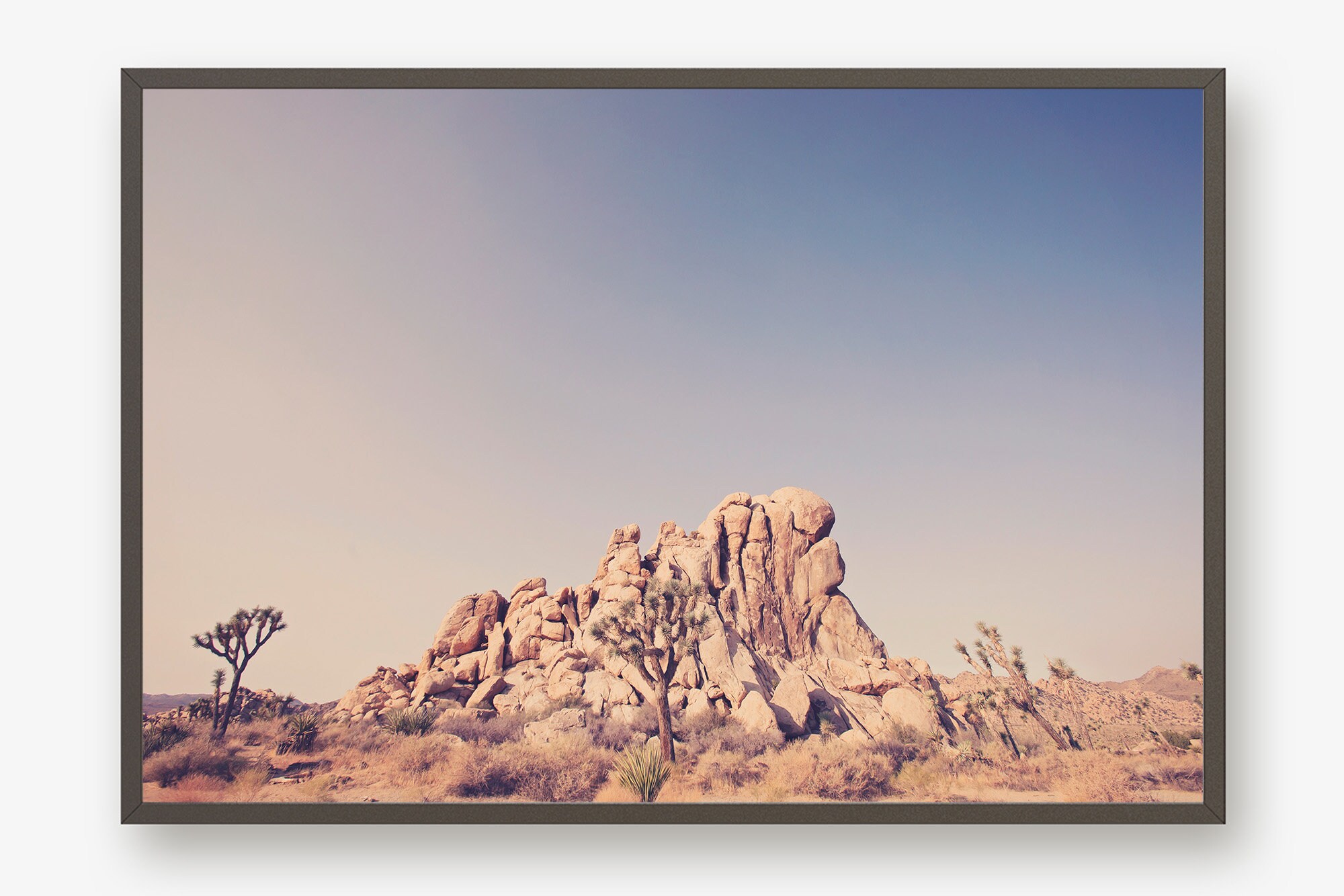 Joshua Tree National Park Art Print – California Desert Landscape Photo ...