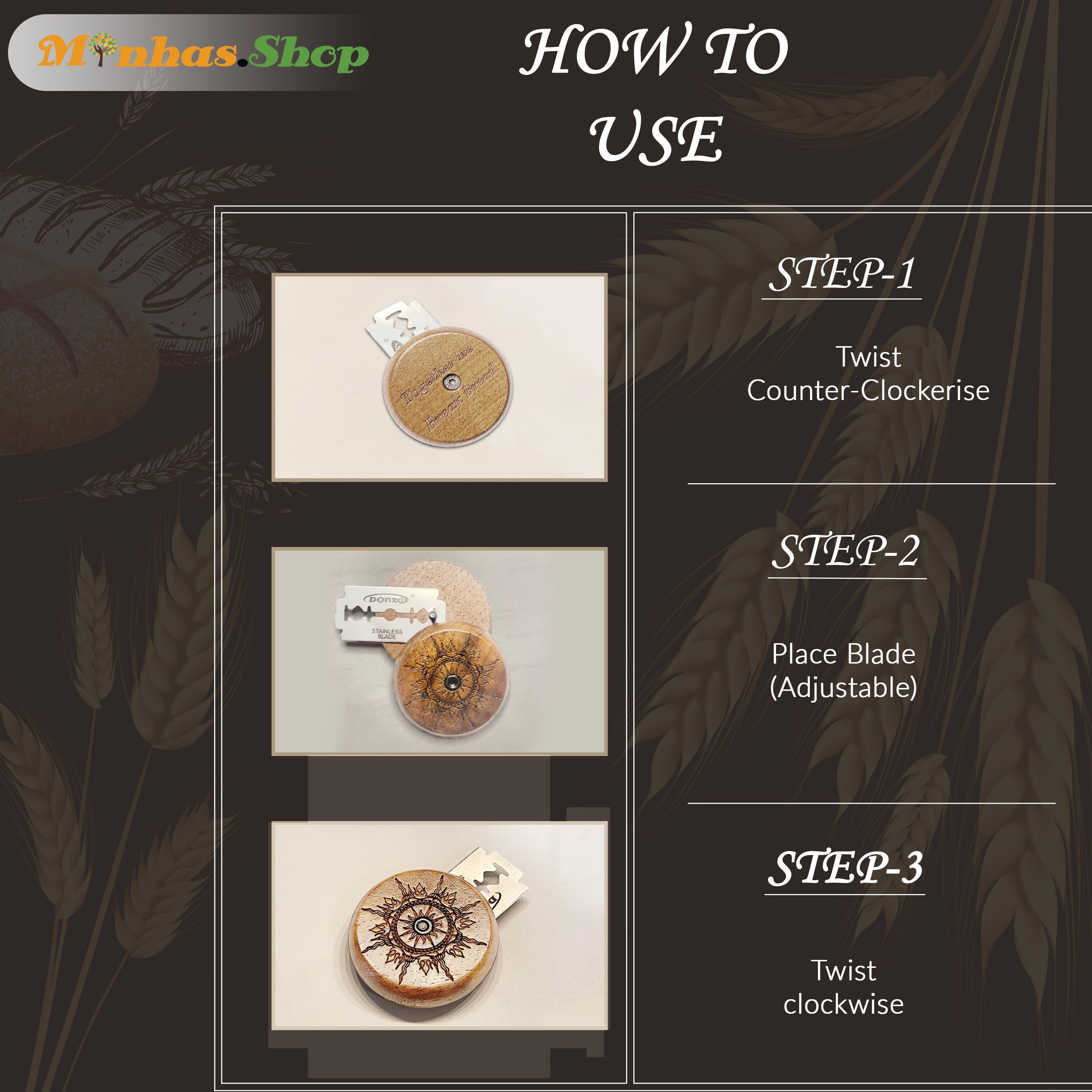 UFO Bread Lame, Bread Scoring Tool, Bread Knife for Homemade Bread for