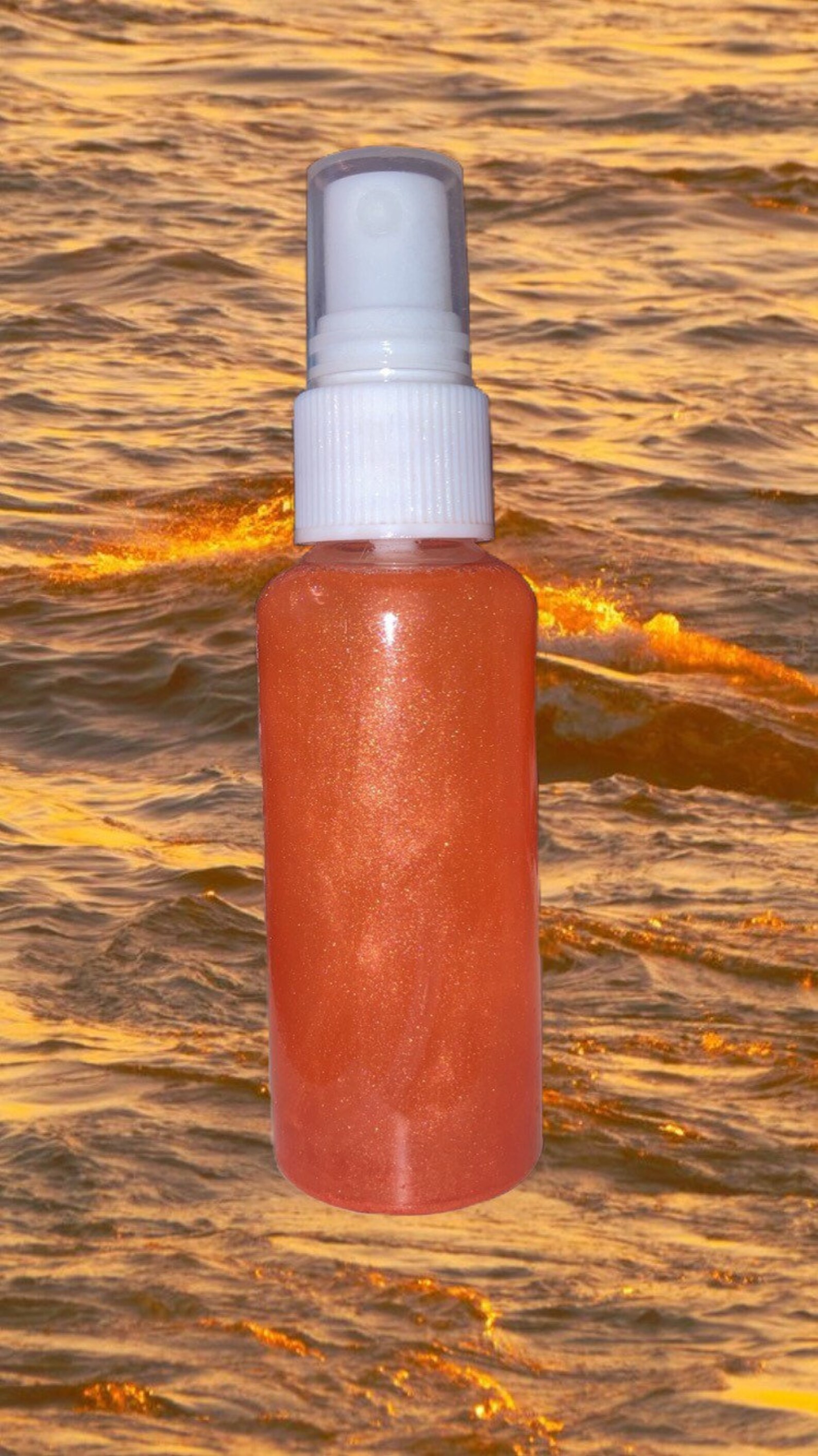 Orange body shimmer orange scented glitter body spray for Etsy