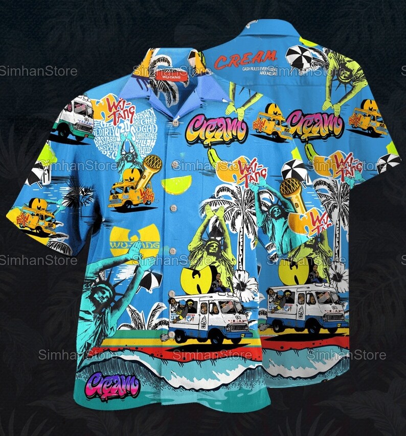 wu tang hawaiian shirt