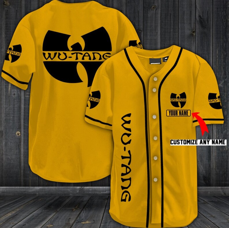 Wu Tang Band Baseball Jersey Music Baseball Shirts Music Etsy