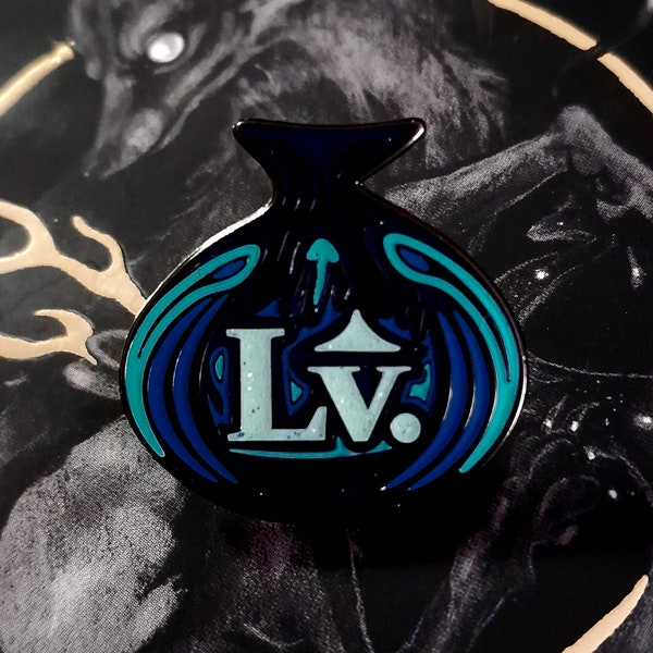 Level-Up Powder Enamel Artist Pin