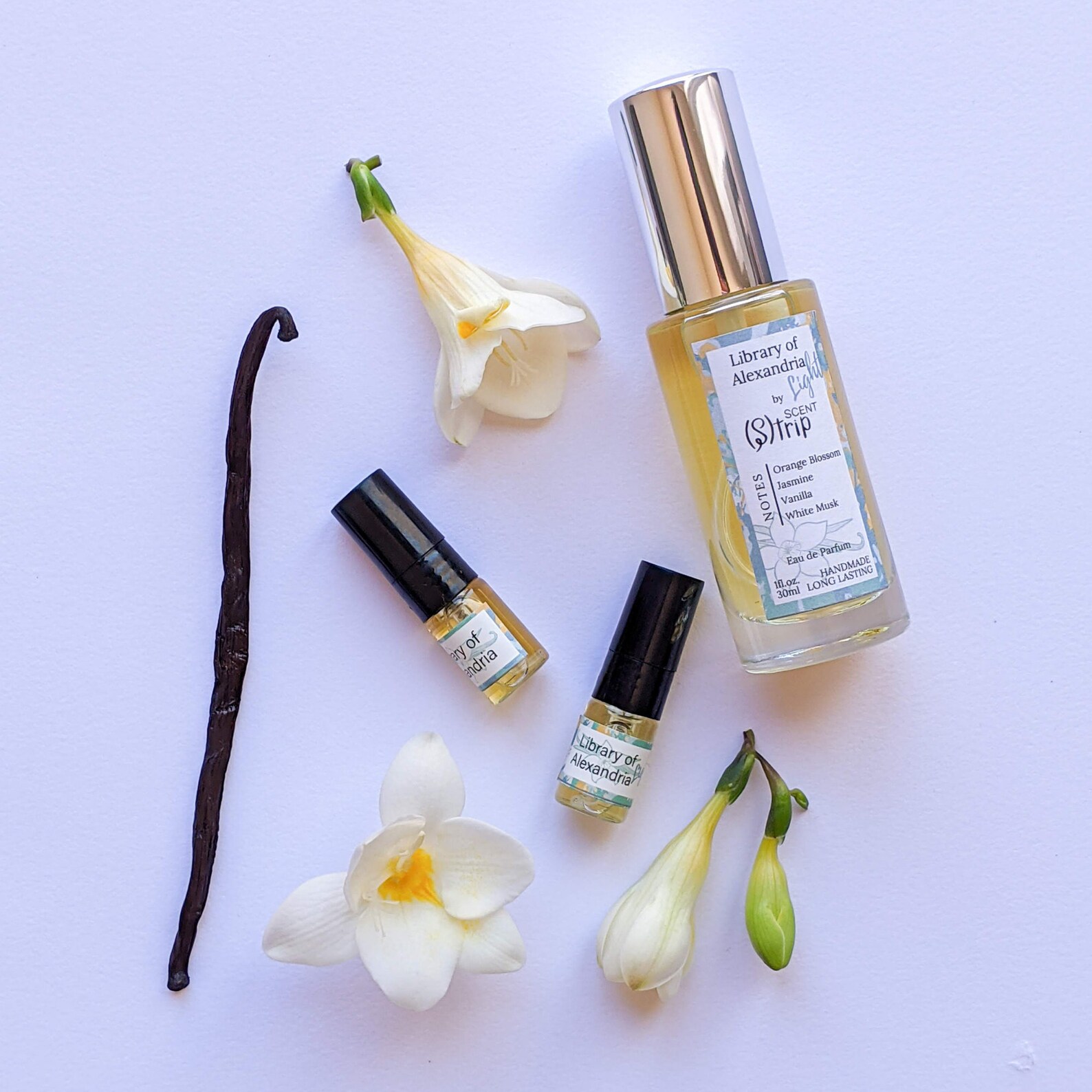 Vanilla and Jasmine scent Gourmand and sweet perfume for Etsy