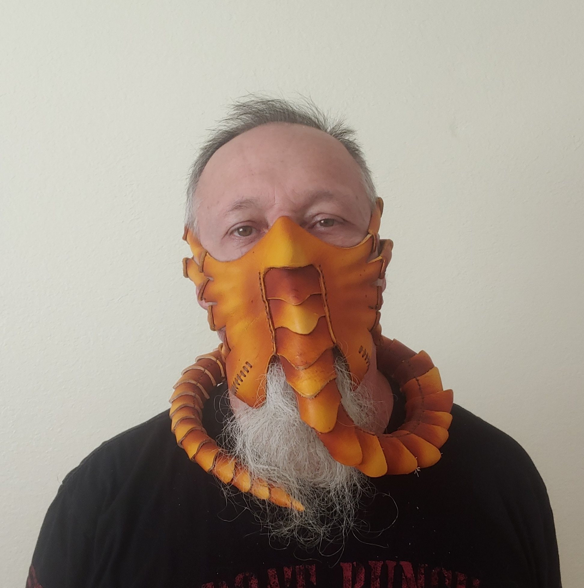 Leather Face Hugger Mask Etsy
