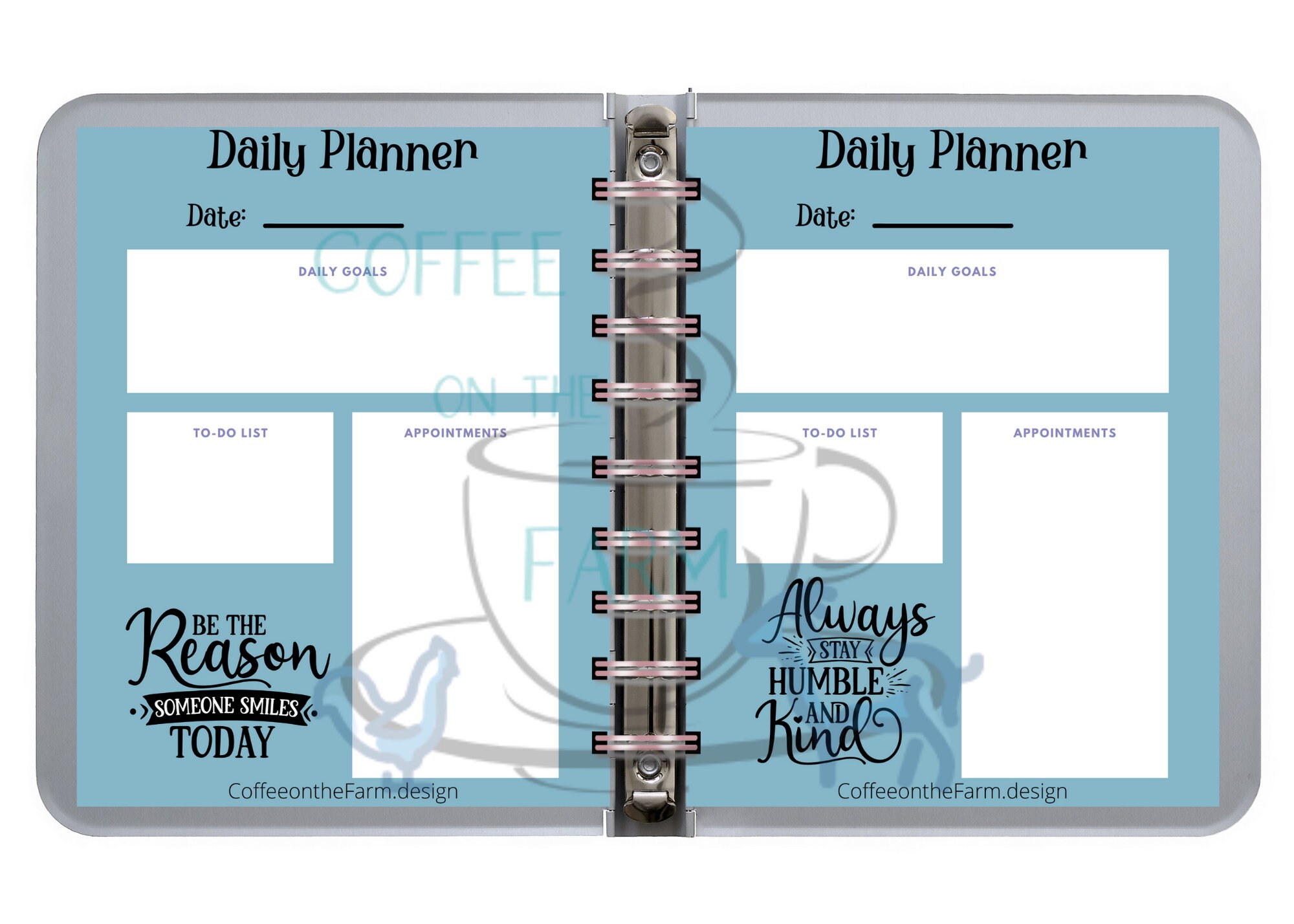 Inspirational Printable Daily Planner Pack - Etsy