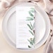 PARADISE Tropical Menu Template Editable Template Instant - Etsy