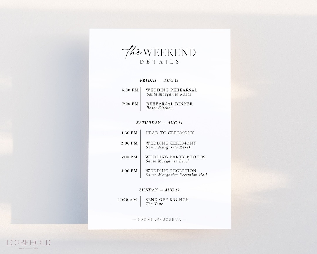 wedding-itinerary-template-download-modern-minimalist-wedding-weekend-timeline-schedule-of
