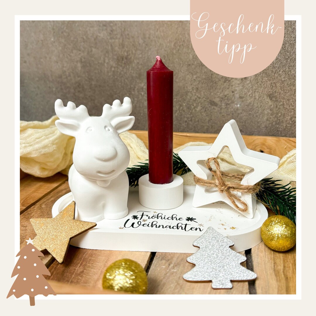 Geschenkset Weihnachten Weihnachtsgeschenk Set Rentier Geschenkset Mama