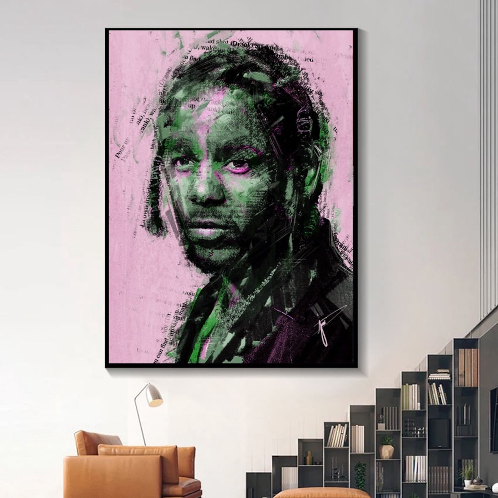 Kendrick Lamar Fine Art Poster Canvas Painting Wall Decor Etsy