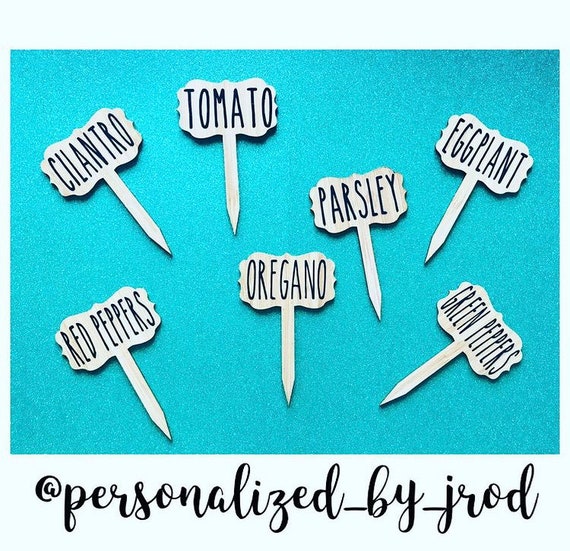 Vegetable Garden labels Greenhouse labels Veggie labels Etsy