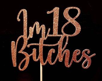 Fucking 21 Bitches Cake Topper,Funny 21th Birthday Cake Decor,Young AF,Im 21 Bitches Cake Topepr,Cheers to 21 Years Old Party Decorations Fucking 21 Bitches Cake Topper,Funny 21th Birthday Cake Decor,Young AF,Im 21 Bitches Cake Topepr,Cheers to 21 Years Old Party Decorations
