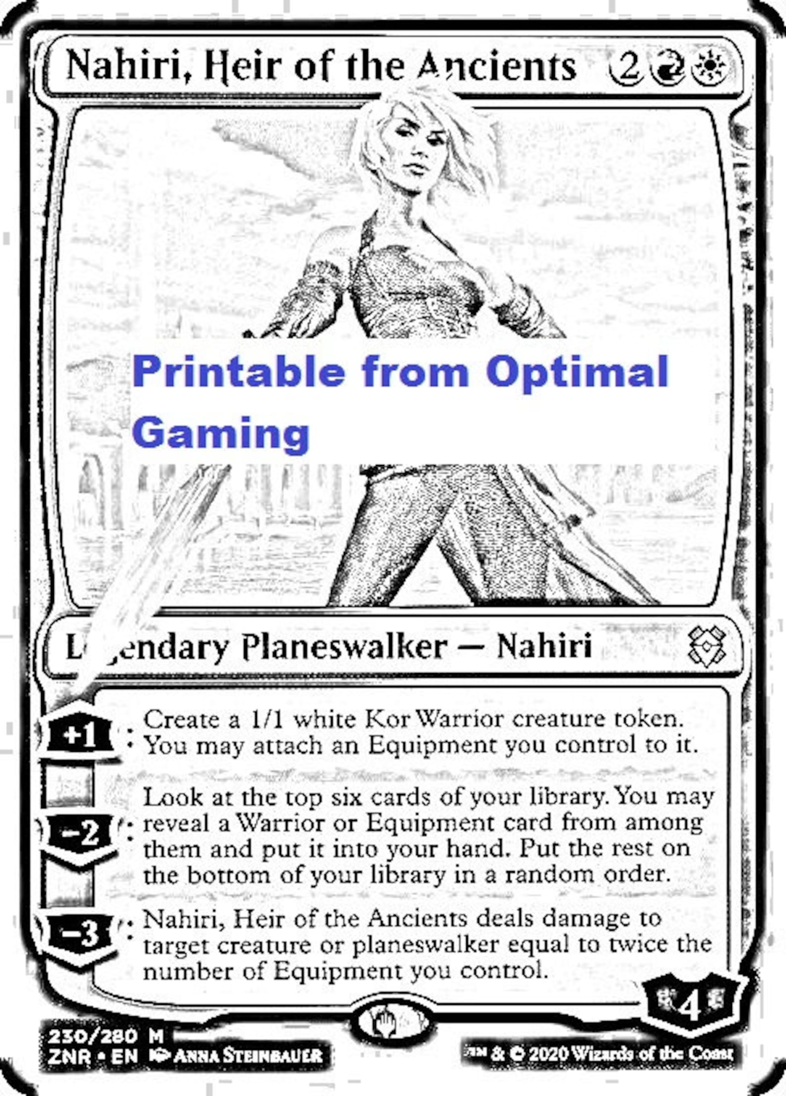 6 Magic the Gathering Coloring Pages Instant Digital Download Etsy