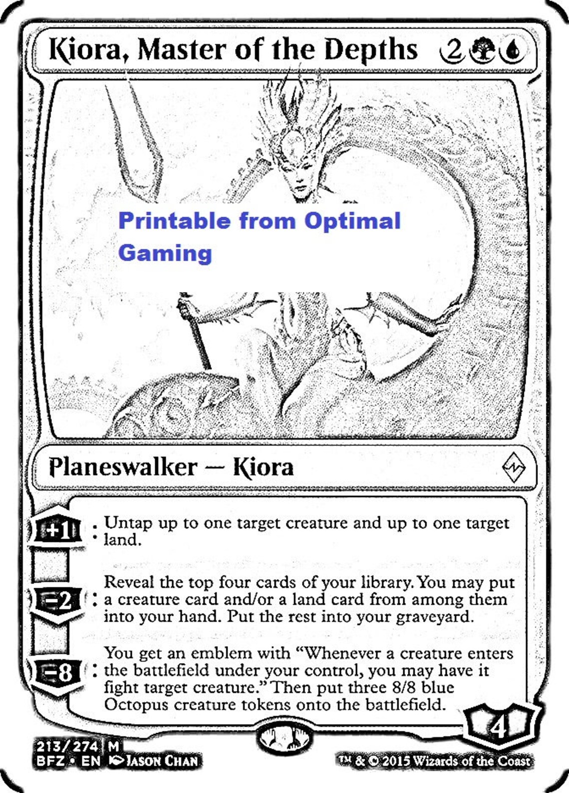 3 Magic the Gathering Coloring Pages Instant Digital Download | Etsy