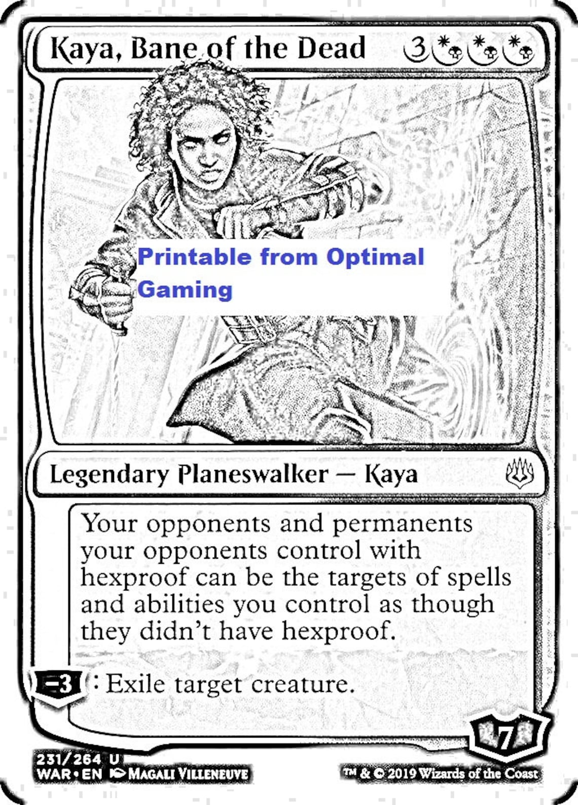 3 Magic the Gathering Coloring Pages Instant Digital Download | Etsy