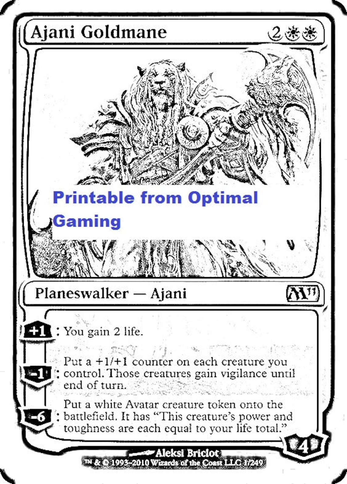 10 Magic the Gathering Coloring Pages Instant Digital Download Etsy
