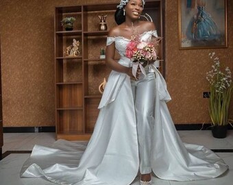 jumpsuit with train plus size