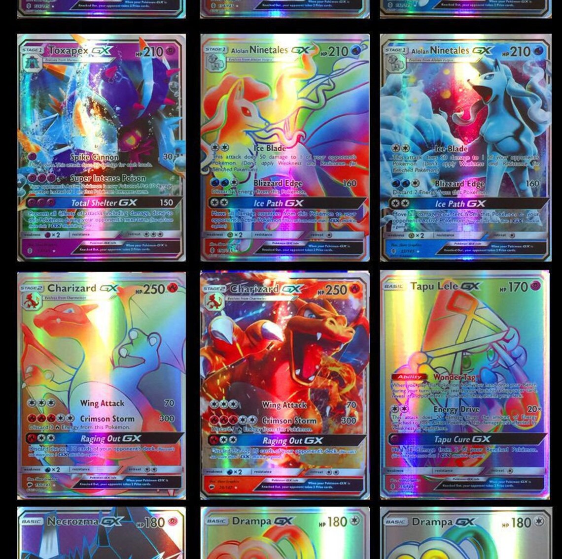 100 Pokemon Card BUNDLE ex,gx,full Art,v, Vmax,hyper Rare TCG Bonus