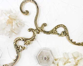 Vintage Gold Wedding Dress Hanger