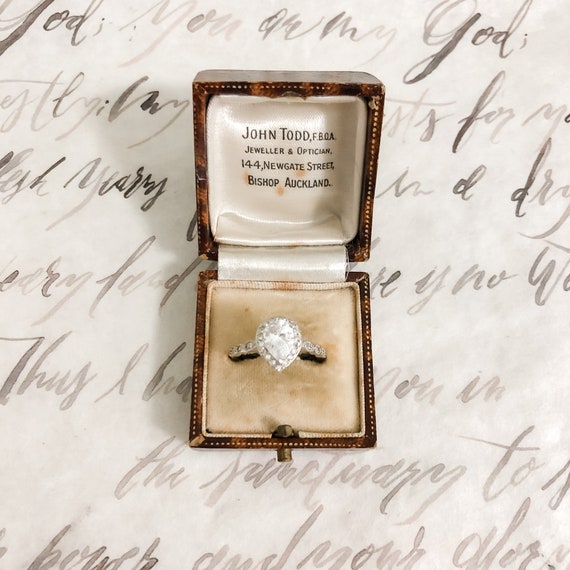 antique engagement ring box