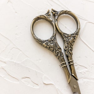 Vintage Decorative Scissors for Home Decor or Photography Flat Lays Wedding Details Ornate image 1