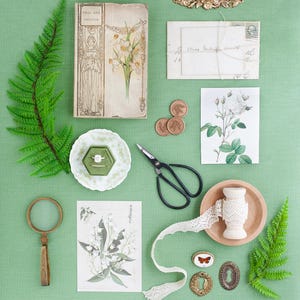 Spring Meadow Cotton Styling Mat | Double Sided Flat Lay Photography Backdrop