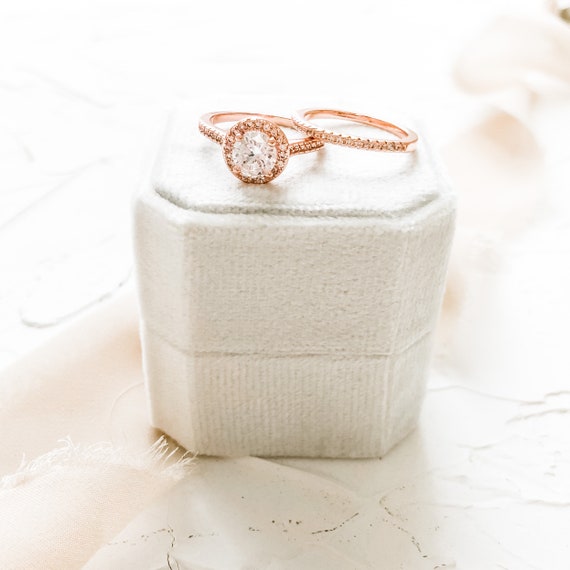 Faux wedding hotsell ring sets