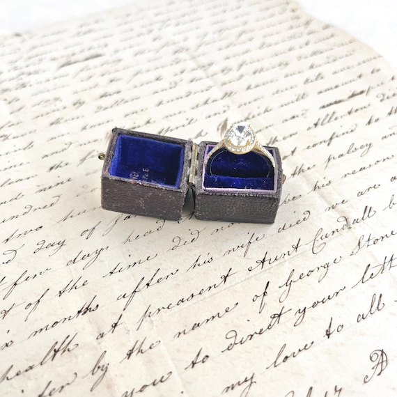 Antique Rectangle Ring Box | Romantic Proposal Ke… - image 2