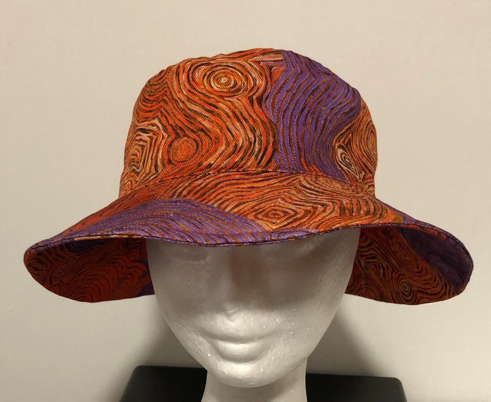 58cm Swirls Bucket Hat Australian handmade Etsy