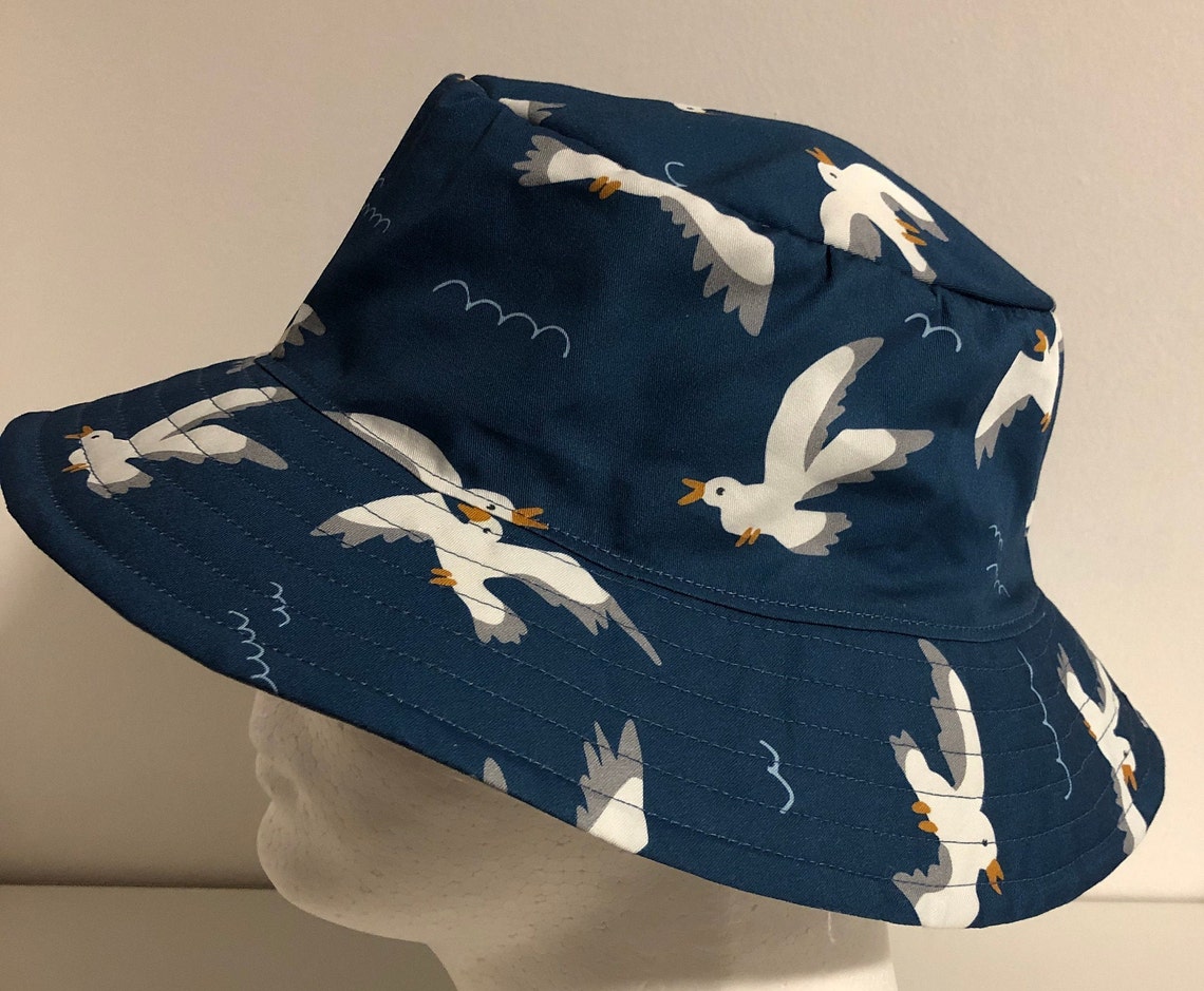 58cm Seagull Bucket Hat Australian handmade Etsy
