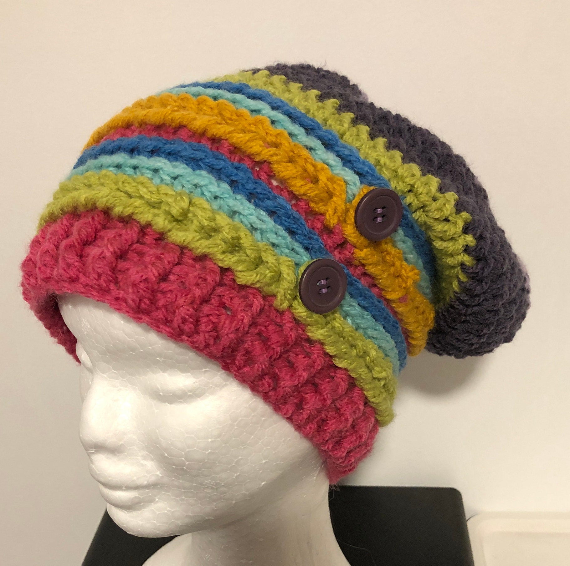 BEANIE SLOUCH Large Australian handmade Etsy