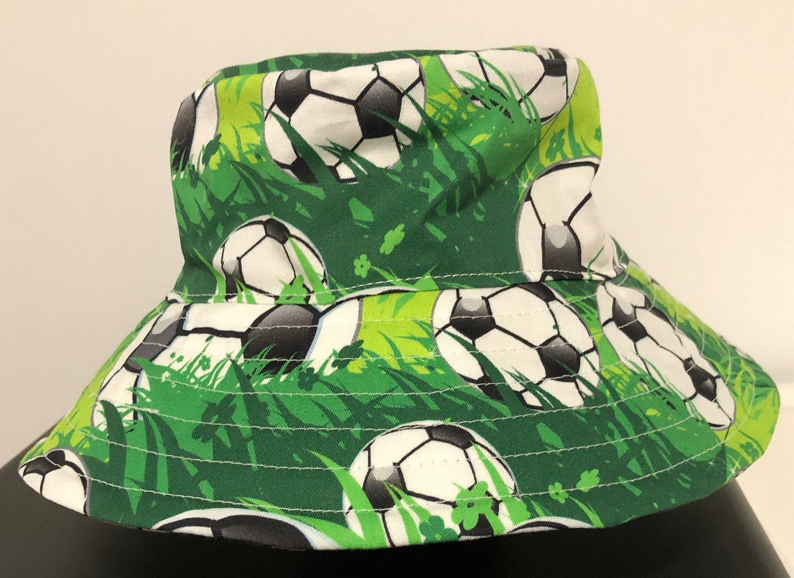 48cm Soccer Ball Bucket Hat Australian Handmade Etsy