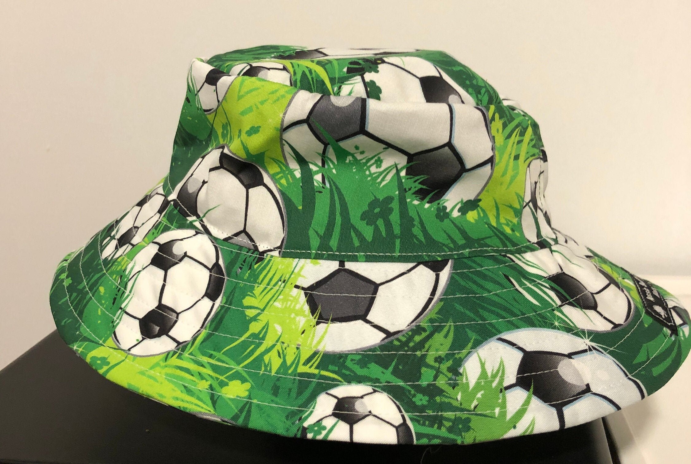 48cm Soccer Ball Bucket Hat Australian handmade Etsy