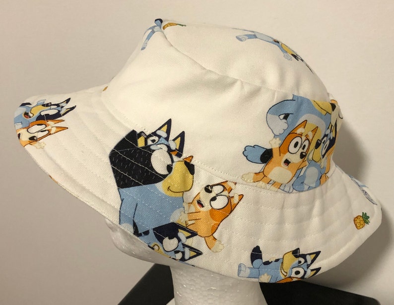 51cm Bluey Bucket Hat Australian Handmade Etsy