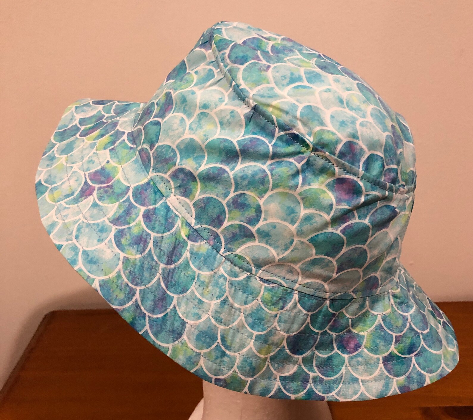 51cm Mermaid Scales Bucket Hat Australian Handmade Etsy