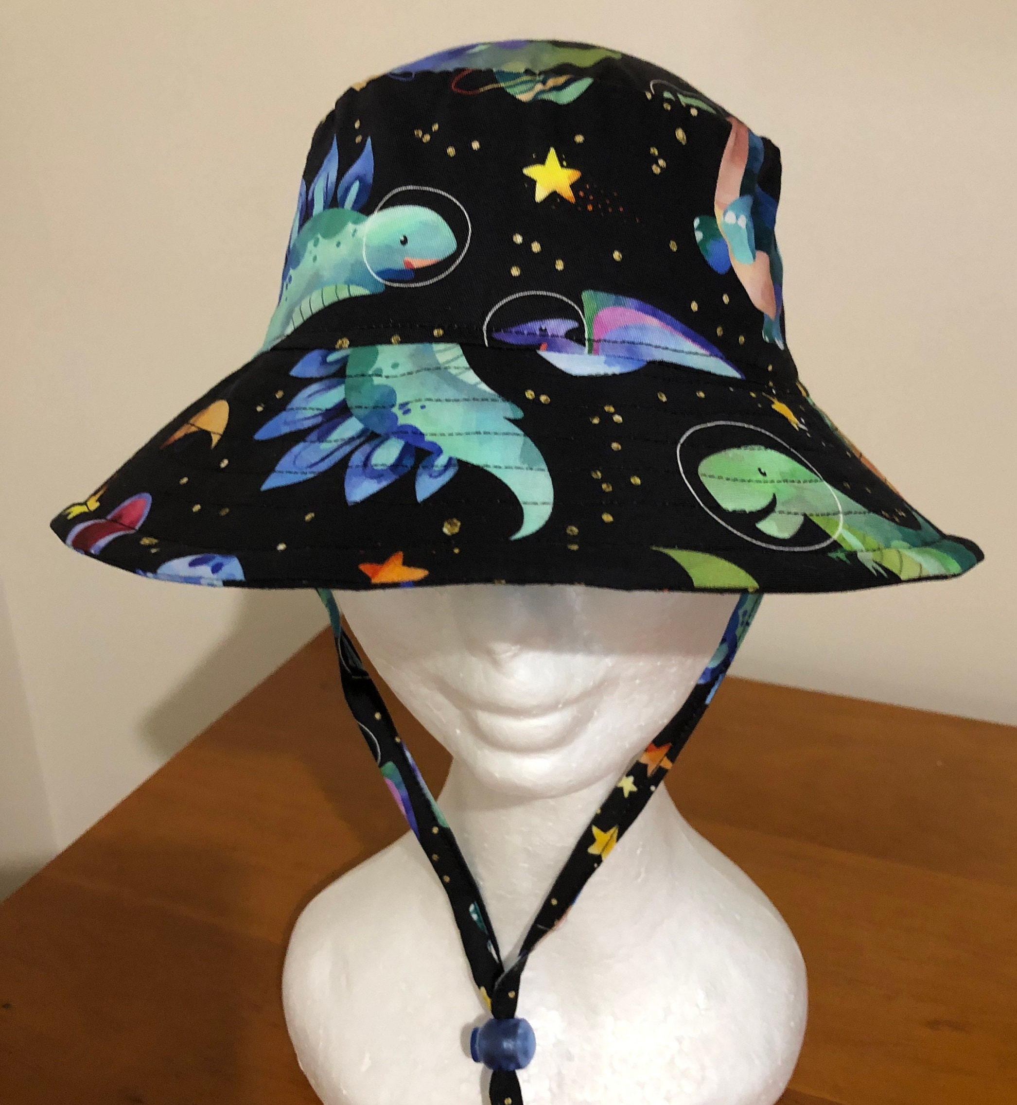 New Chrome Dino White Bucket Hat birthday Golf Cap Caps Women