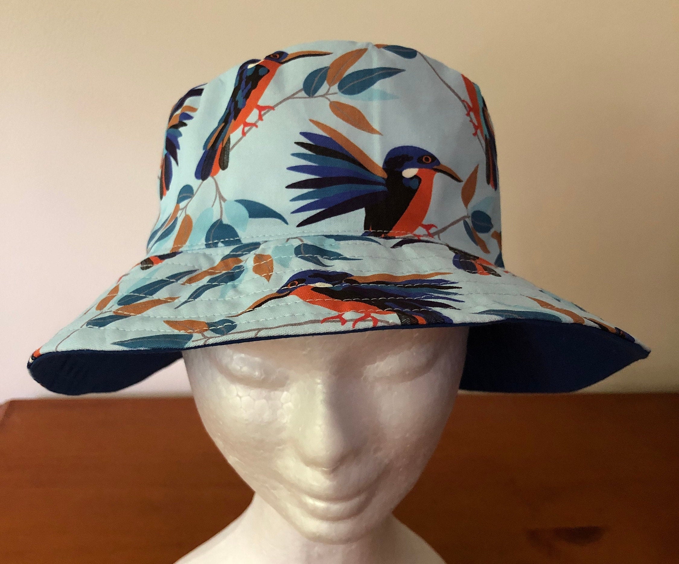 56cm Kingfisher Bucket Hat Australian handmade Etsy