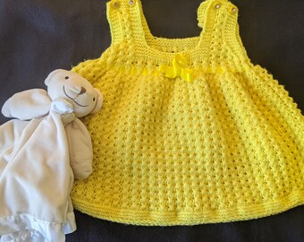 Hand Knit baby sweater | Dandelion fresh