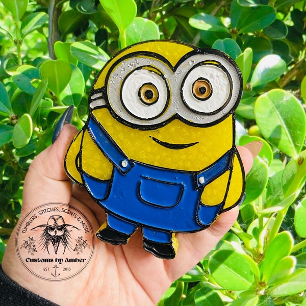 Yellow cartoon character Car freshies, car charms cute car decor