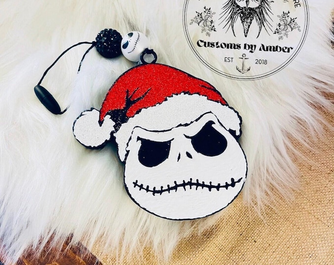 Santa car Freshie, Grumpy Character Nightmare Christmas Decor